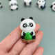 Cute Giant Panda Cave Blind Box Children's Lottery Small Toy Simulation National Treasure Red Panda Model Ornament Toy