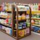 Mini supermarket convenience store food and play simulation three-dimensional shelf model miniature food and beverage ornaments non-children's toys