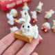 Mini Rabbit Hole Children's Lottery Blind Box Toy Cute Desktop Resin Doll Kindergarten Small Gift