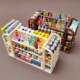 Mini supermarket convenience store food and play simulation three-dimensional shelf model miniature food and beverage ornaments non-children's toys