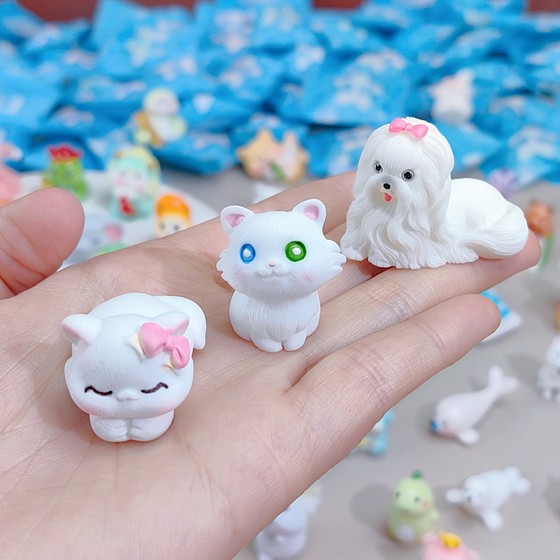 New version of animal blind bag student reward gift mini tiger rabbit model kindergarten class sharing small gift