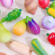 30 grid vegetable hole blind box creative simulation broccoli lotus root children's luxury lottery poke fun toy