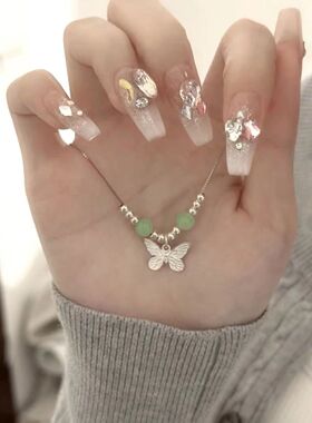 幻蝶之舞项链女国风新中式小众设计不掉色蝴蝶锁骨链