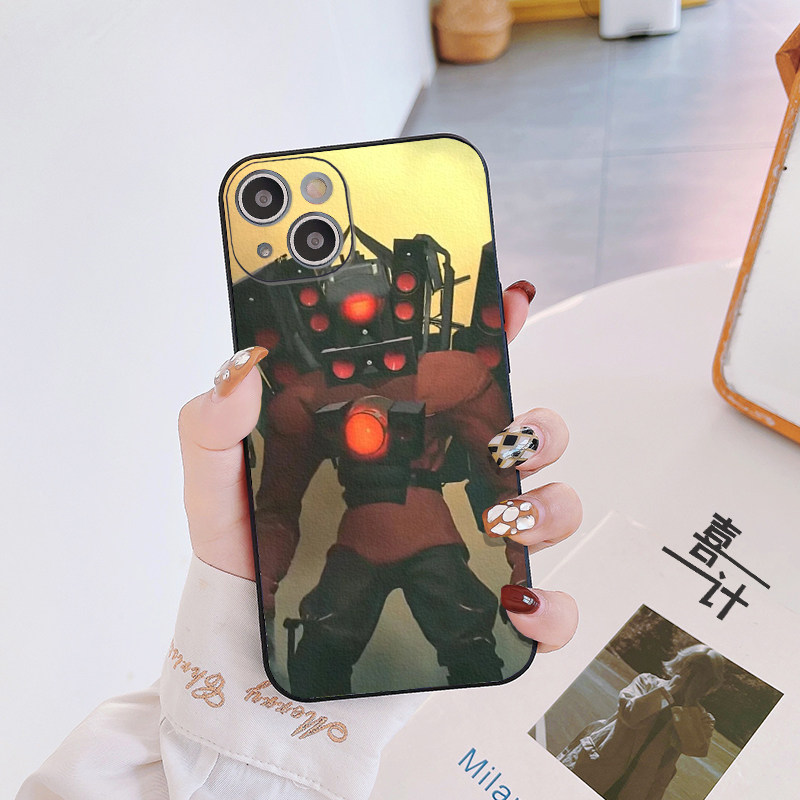 音响人手机壳适用苹果15华为mate60pro监控人iPhone13promax小米14pro电视人vivo泰坦OPPO大战荣耀90一加红米