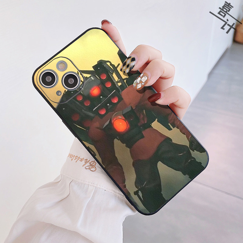 音响人手机壳适用苹果15华为mate60pro监控人iPhone13promax小米14pro电视人vivo泰坦OPPO大战荣耀90一加红米