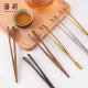 ຄລິບຊາ A1zon001-stainless steel copper tea clip tea tweezers tea cup clip set ໄມ້ໄຜ່
