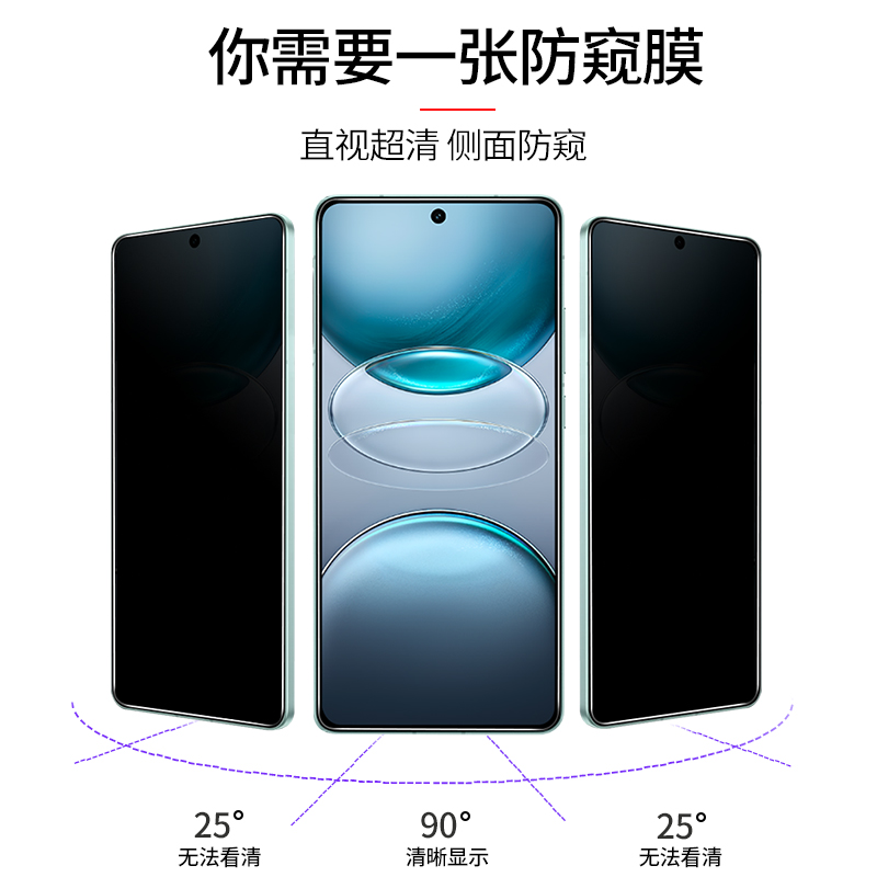 适用vivoX100s钢化膜防窥X100s全屏覆盖防偷窥手机膜viviX100s防窥膜vovoX100s全包防摔vivo高清隐私玻璃贴膜 - 图1