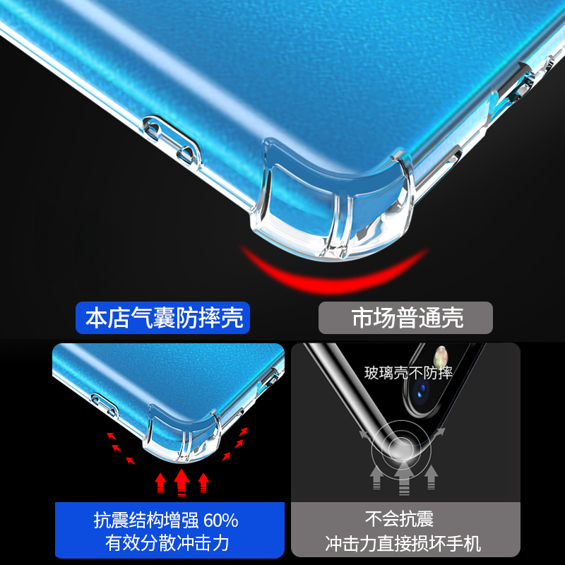 适用opporeno5手机壳opporeno5pro手机套opporeno5k透明硅胶软reno5pro十气囊oppo防摔reno5全包reno5k女男5g-图1