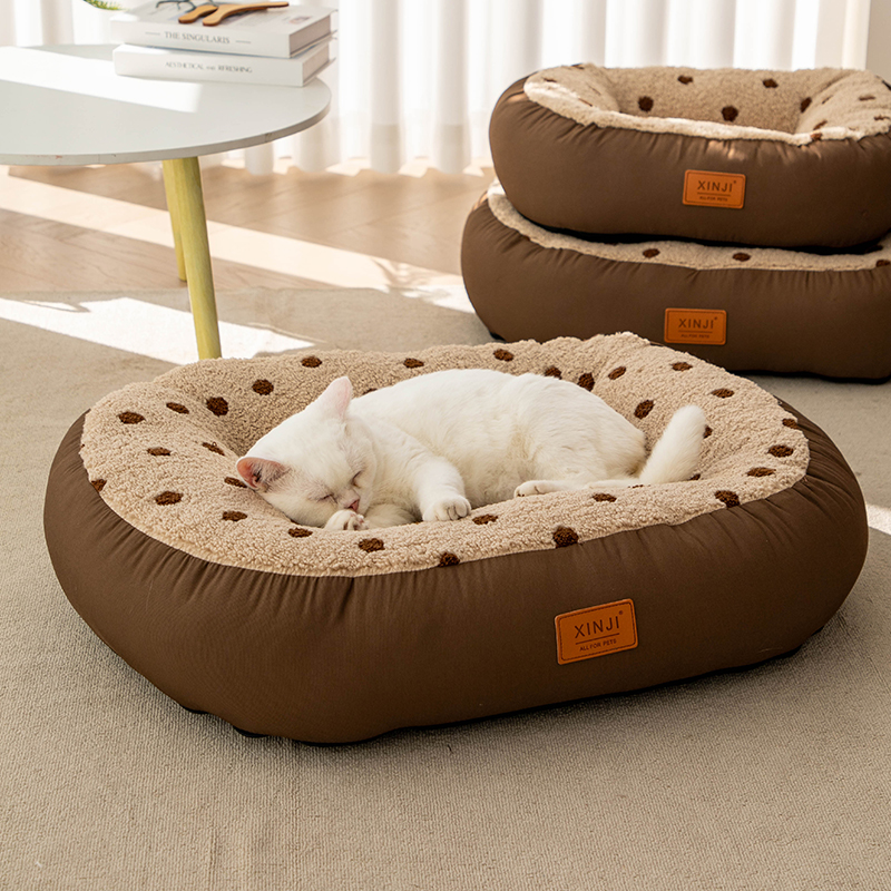 可拆洗深睡猫窝冬季加厚猫咪睡窝趴趴垫宠物沙发保暖垫子2025新款 - 图3