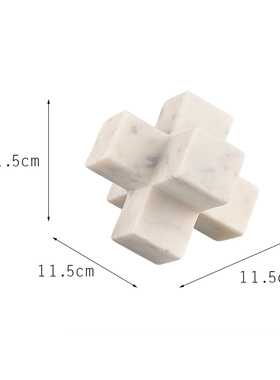 印度进口十字交叉轻奢风创意摆件