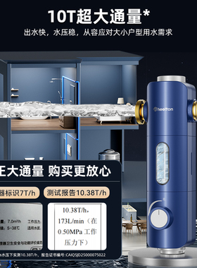 惠尔顿三网合力前置过滤器家用F3