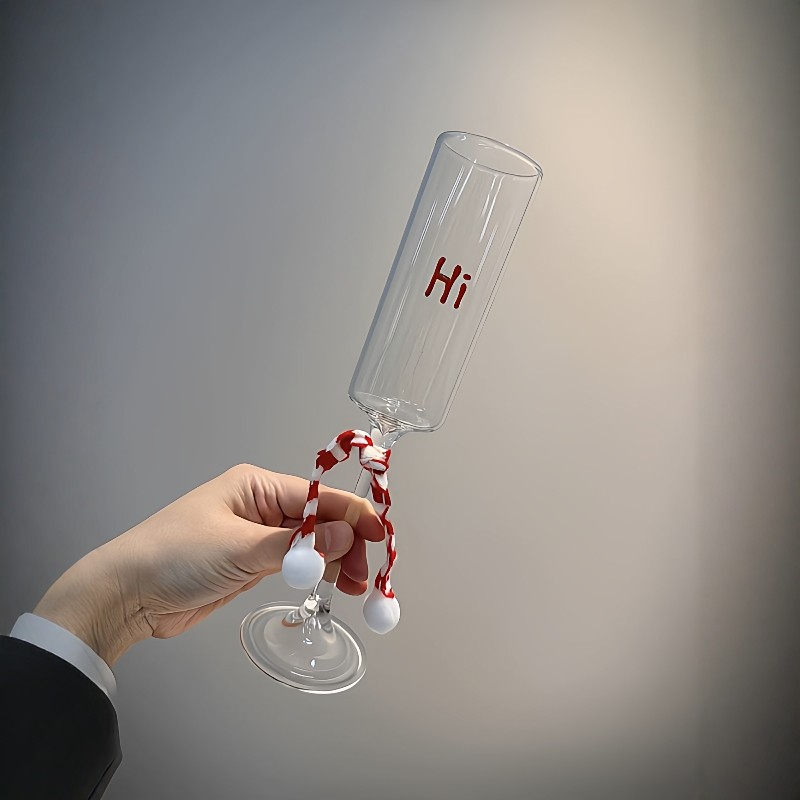 hi2026新款高脚杯轻奢葡萄酒杯家用红酒香槟酒杯氛围元旦高脚酒杯,淘宝优惠券,粉丝福利购,淘宝优惠卷