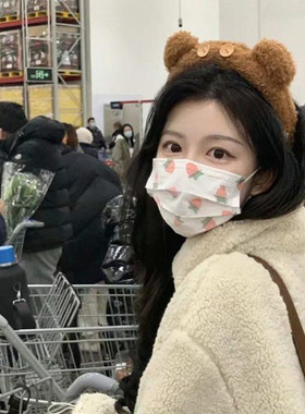 ANNAHOUSE家居馆 环球影城发箍 同款tim熊毛绒乐园卡通