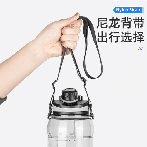 2025新款水杯大号大容量夏季运动塑料吸管杯耐高温食品级可装开水 - 图3