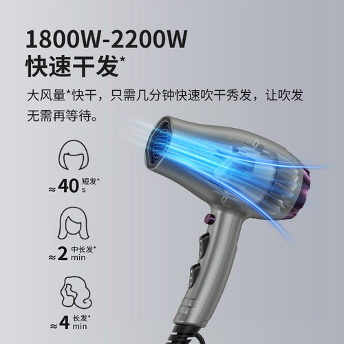 永日电吹风机家用风力大功率发廊理发店护发冷热风吹筒发型师专用 - 图1
