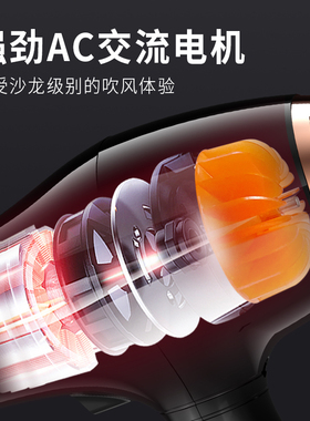 Yours/永日电吹风机2100W大功率负离子护发风筒家用理发店专用