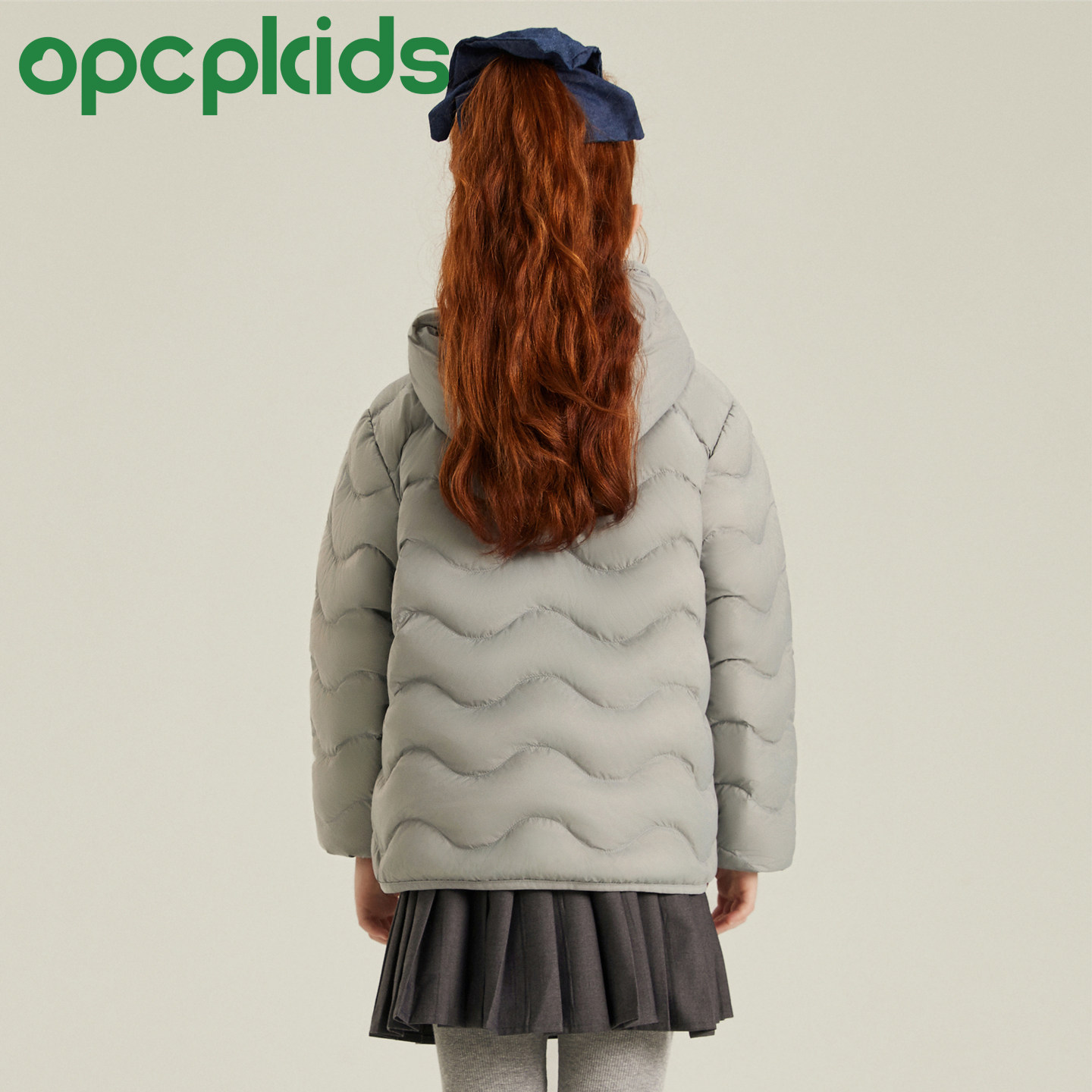 OPCP儿童轻薄羽绒服新国标90白鸭绒女童冬季外套短款男童保暖上衣 - 图3