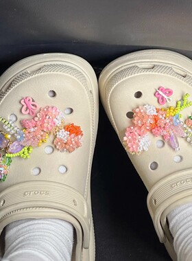 【春色烂漫】crocs云朵骨白色
