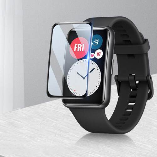 适用华为fit new手表膜fit3贴膜watchfit2表膜watch手环t3屏幕ft2保护watchfitnew1智能ft3表flt2表盘f1t2钢 - 图0