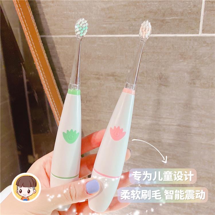 日本Yucca儿童宝宝成长型电动声波牙刷6月-15岁三阶刷头附收纳盒 - 图1