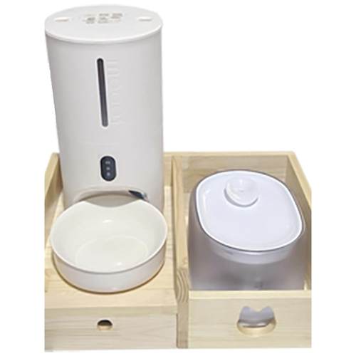 meoof觅凹蛋卷自动喂食器白月光智能饮水机猫咪狗狗固定垫高架 - 图3