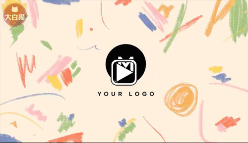 Premiere片头模板 卡通彩色手绘彩铅笔刷涂鸦LOGO展示片头PR模板 - 图3
