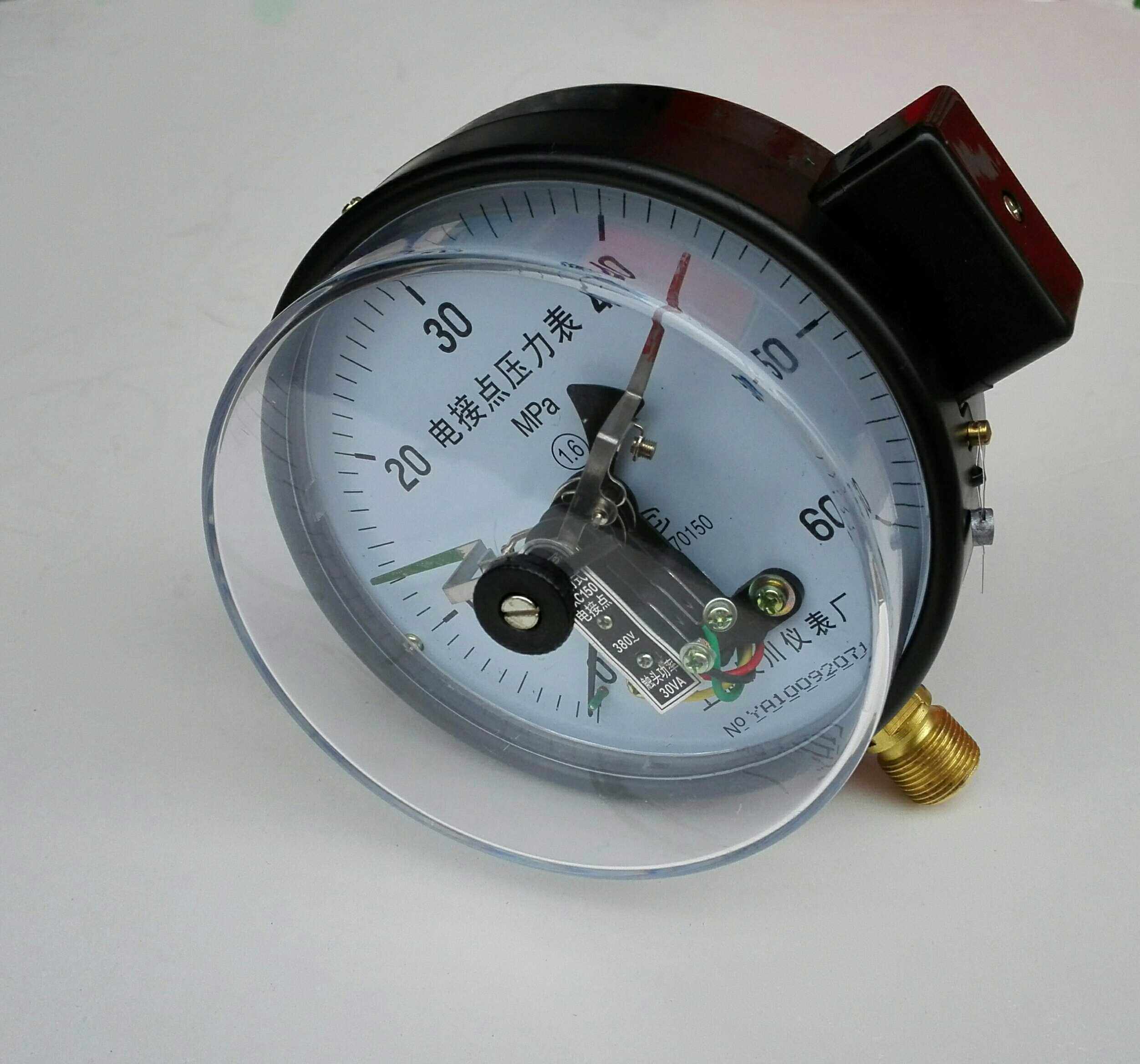 上海仪川仪表厂磁助电接点压力表 yxc-150 60mpa 380v 30va 150mm