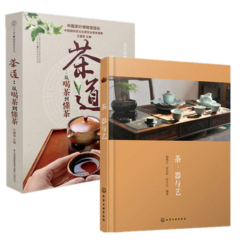 茶道从喝茶到懂茶+茶器与艺 茶类书籍茶 书普洱茶书籍中国茶道 书茶叶书籍大全 茶文化茶书茶书籍大全茶道入门茶具搭配与选择指南