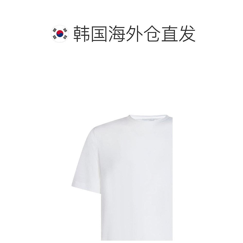 韩国直邮LARDINI24SS长袖T恤男ITLTMC55ITEL6106100WHITE - 图1