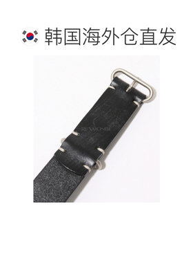 韩国直邮Margaret Howell 极简扣式皮带（UNAC0589S26MMB 黑色）