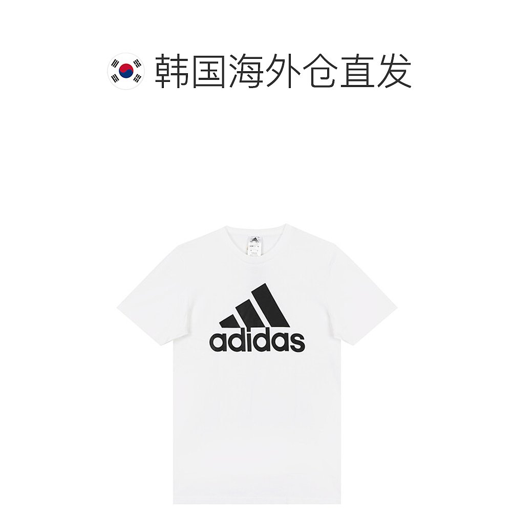 韩国直邮[正品] [Adidas] 大商标 SJ T恤 (IC9349) - 图1