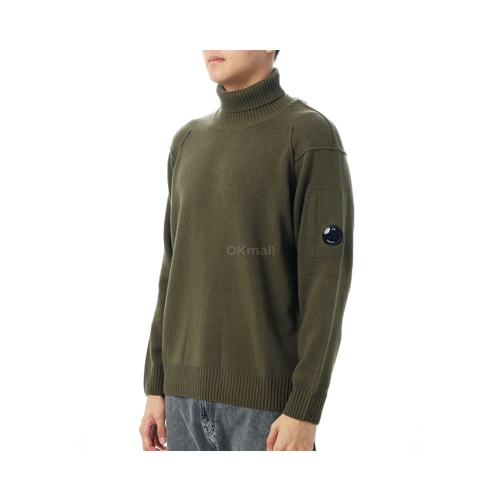 韩国直邮CP COMPANY 羔羊毛 GRS 高领毛衣 (19CMKN166A 110149A 6 - 图0