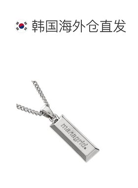 韩国直邮MAHAGRID 男士项链MG2ASMAB90ASV SILVER BAR NECKLACE S