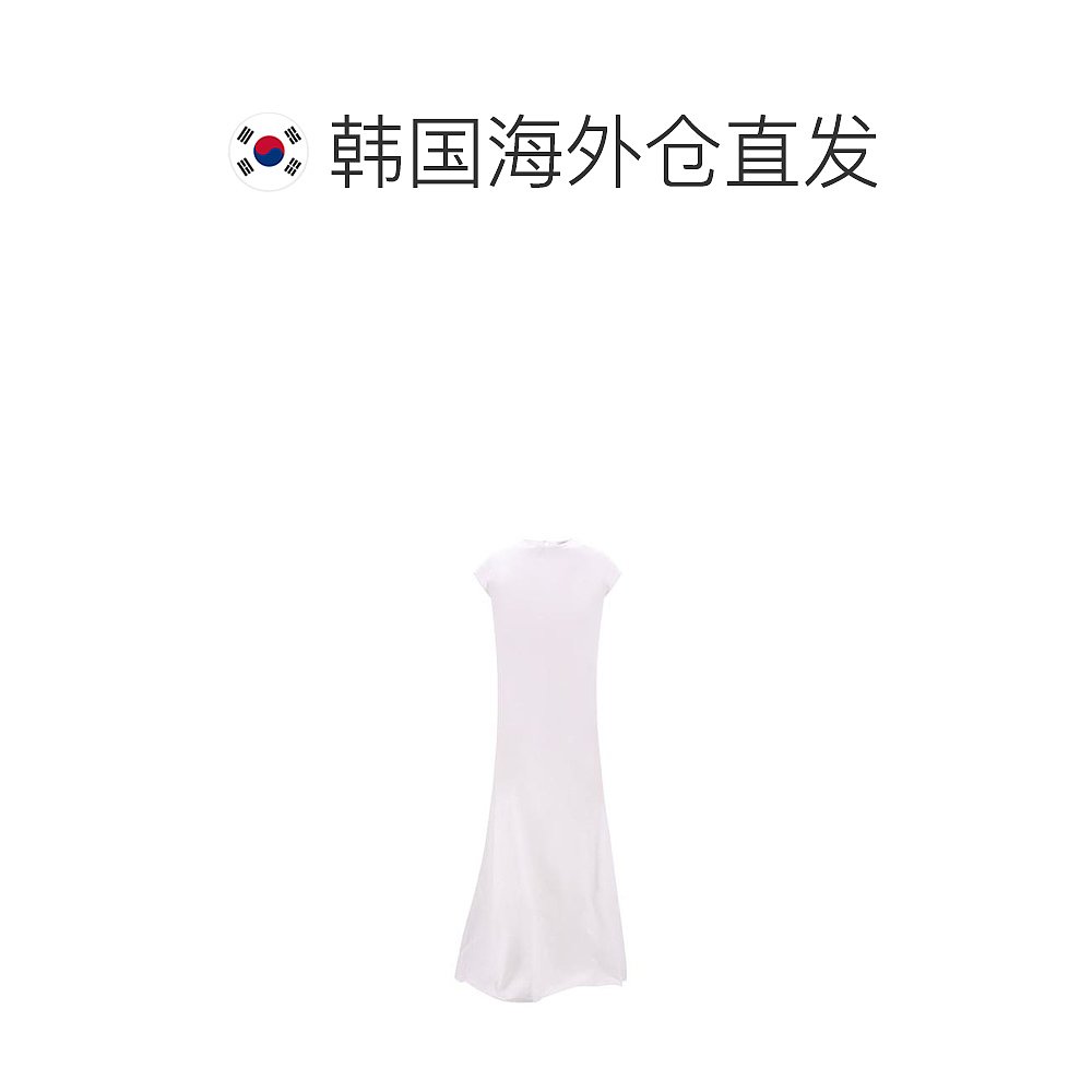 韩国直邮VETEMENTS23SS中长连衣裙女WE63DR301H WHITEWHITE - 图1