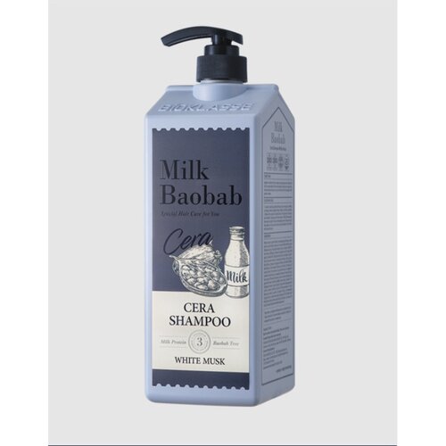 韩国直邮Milk baobab迷珂宝白麝香洗发水保湿温和嫩肤1200ml正品 - 图0
