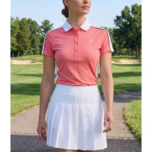 韩国直邮J.LINDEBERG  Demi Polo（GWJT14801-S226） 短袖珠地领 - 图0