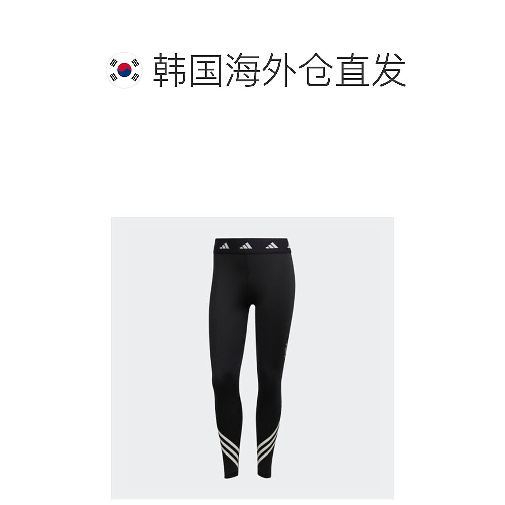 韩国直邮[Adidas] 女士 女士 TECK版型 3S 紧腿裤 HF6684O - 图1