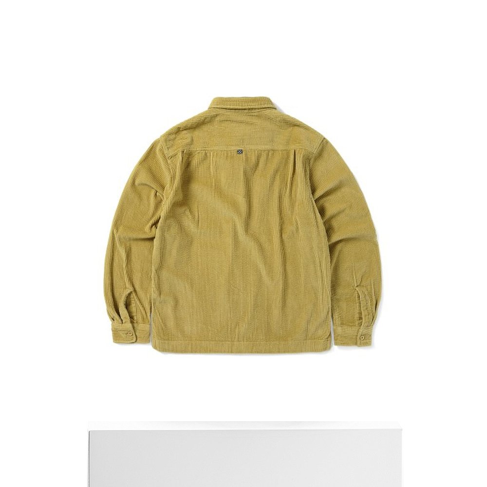 韩国直邮THISISNEVERTHAT男衬衫Wide Wale Cord Shirt YellowTN2-图3