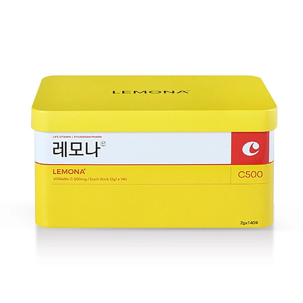 韩国直邮Lemona维生素C粉VC粉柠檬味调节肠道改善便秘2g*140包 - 图2