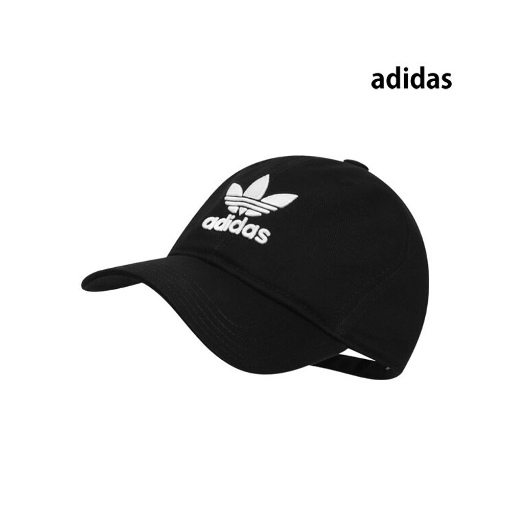 韩国直邮Adidas 运动帽 Adidas/Cap/Trefoil/Black/EC3603 - 图0