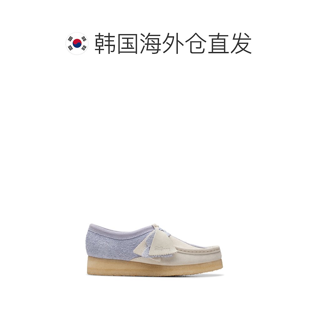 韩国直邮CLARKS 女士休闲皮鞋[24SS] Wallabee Cloud Gr Combi W 2 - 图1