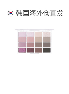 韩国直邮WAKE MAKE 魅可维柔16色眼影盘珠光哑光日常限量色正品