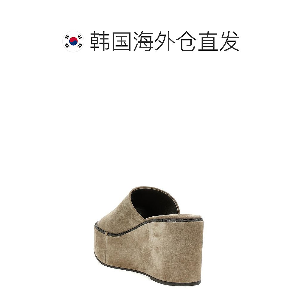 韩国直邮BRUNELLO CUCINELLI24SS凉鞋女MZSFG1996C5859DOVE GREY - 图1