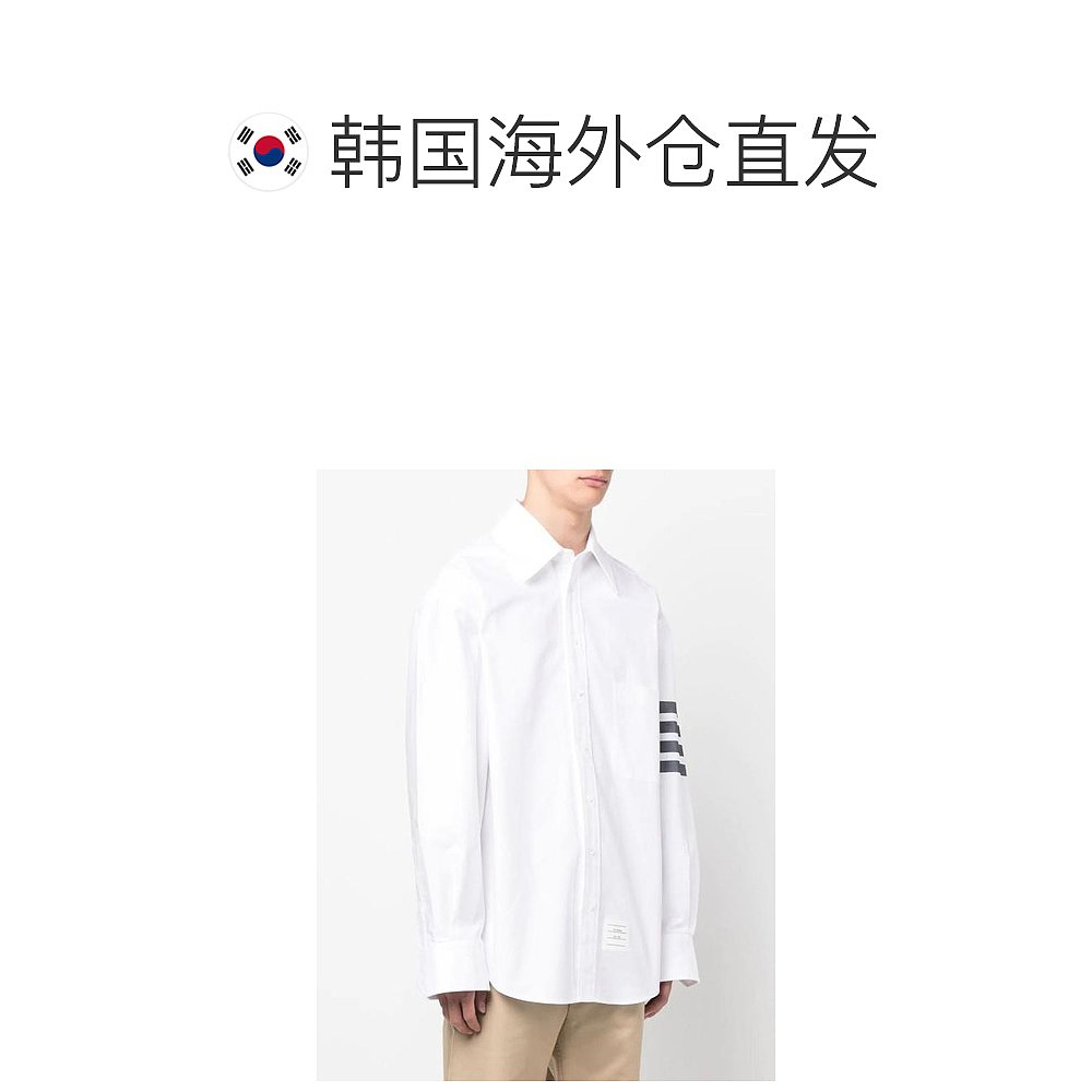 韩国直邮THOM BROWNE24SS长袖衬衫男MWL381A00245 415 - 图1