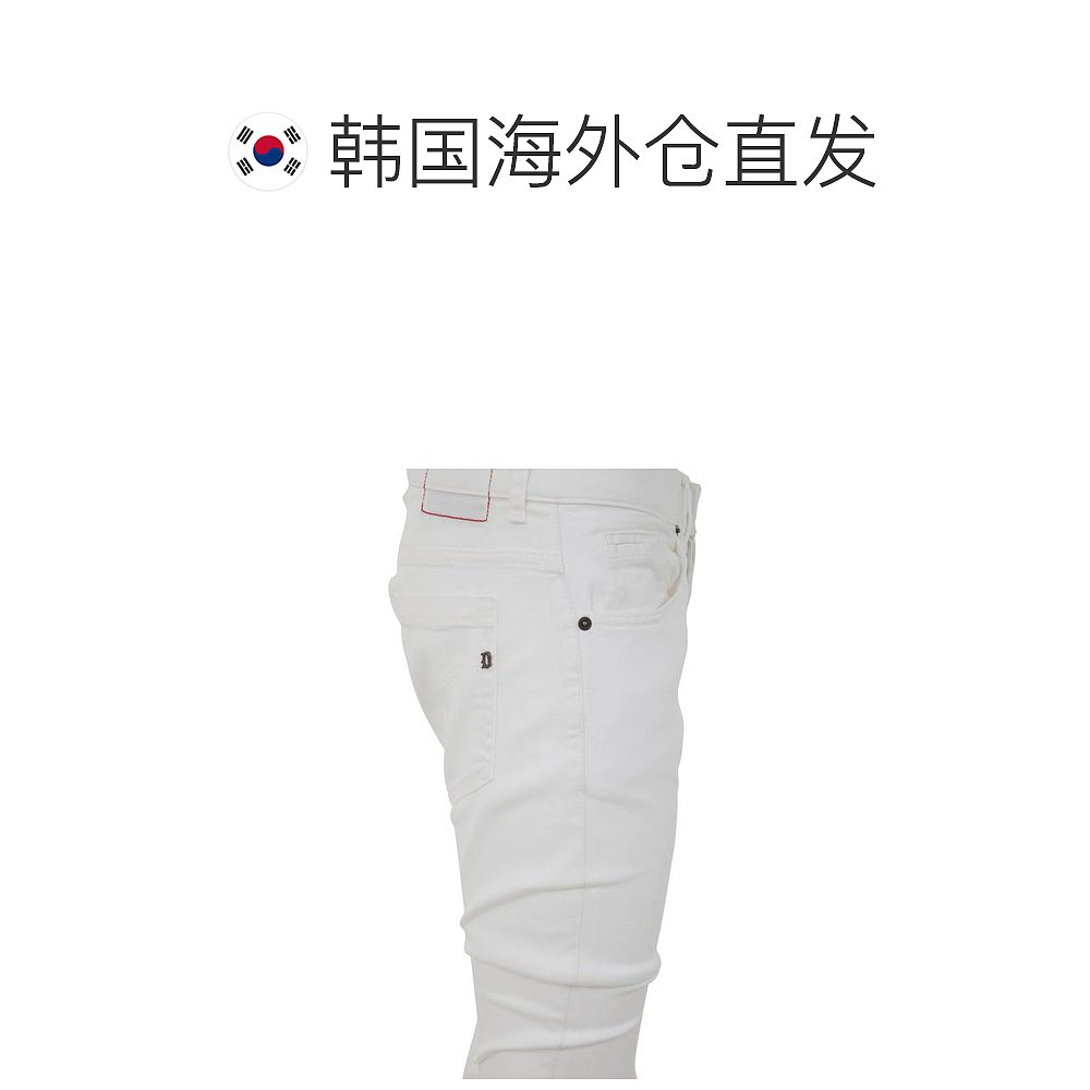 韩国直邮DONDUP23SS牛仔直筒裤男UP232 BS0030U PTD000 WHITE - 图1