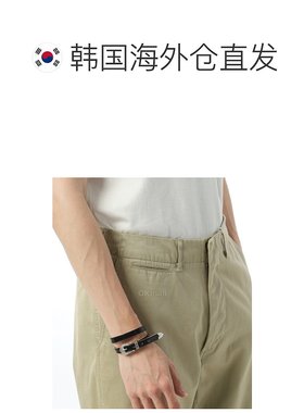 韩国直邮OUR LEGACY 牛仔裹身深黑色皮革 (珠宝) 手链 A4248CDB