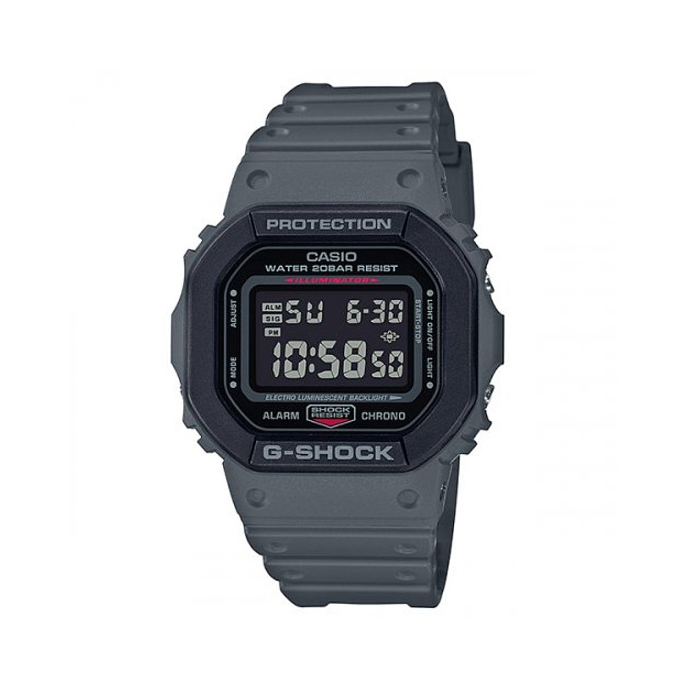 韩国直邮G-SHOCK 卡西欧复古运动小方块表DW-5610SU-8DR-GRAY - 图0