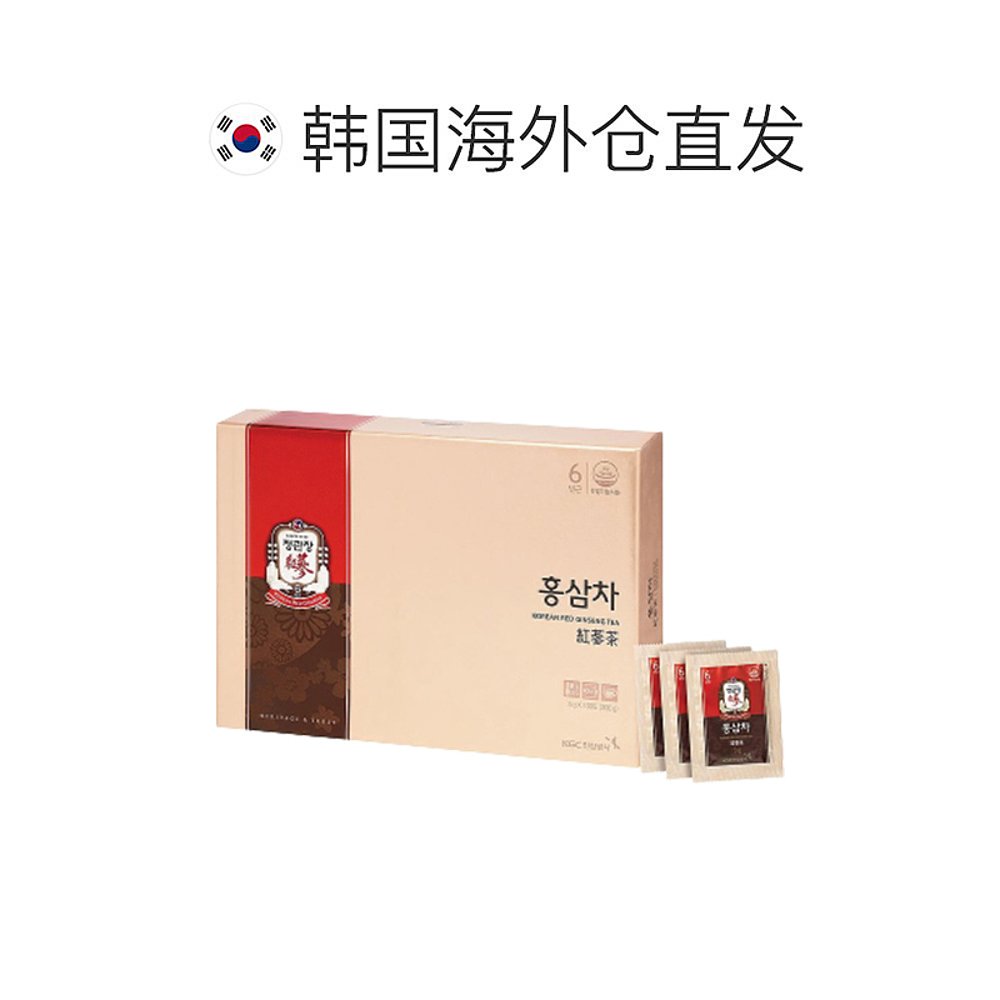 韩国直邮正官庄高丽红参参茶6年根滋补品口服袋装营养3g*100袋 - 图1