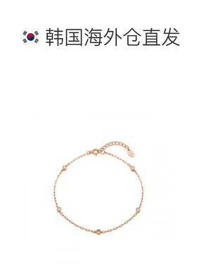 韩国直邮STONEHENGE 正品韩系精致首饰百搭脚链SC1757玫瑰金