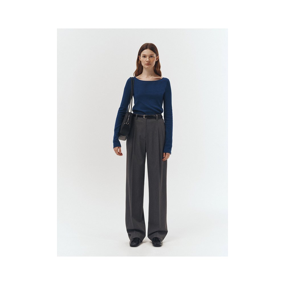 韩国直邮Dunst2023秋冬新品中性风女款经典针织衫上衣UDTS3A201N2 - 图0